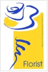 Aufkleber "Florist-Logo" A5