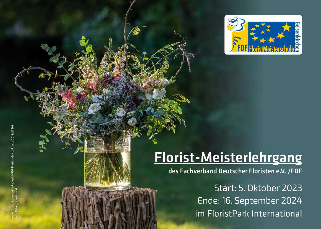 Anzeige FDF Florist Meisterlehrgang
